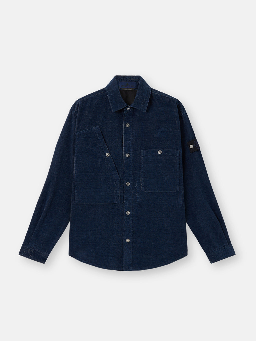 1100008 INDIGO MICRO CORDUROY-RINSED