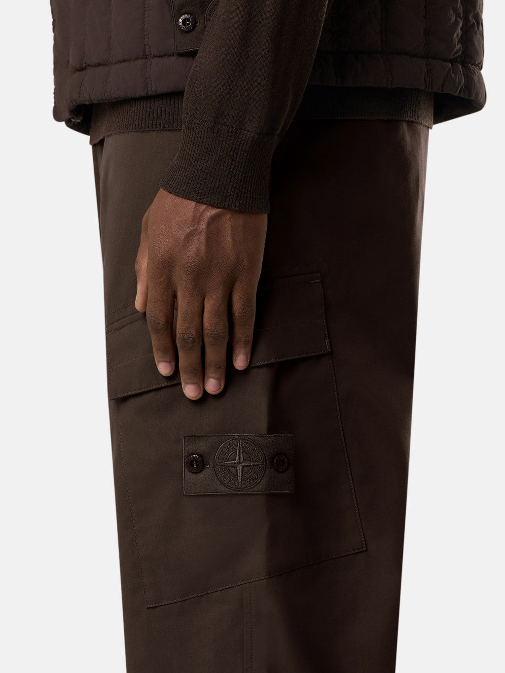 3100019 WEATHERPROOF COTTON CANVAS_STONE ISLAND GHOST
