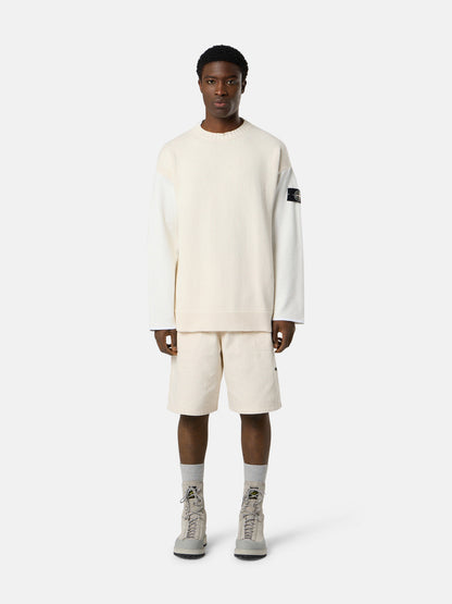 5100014 MIXED FABRIC COTTON_STONE ISLAND RAW BEAUTY