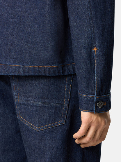 Q100027 INDIGO DENIM-RINSED